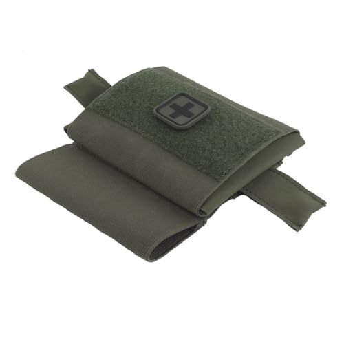 Micro Trauma Kit Pouch IFAK Storage Pocket with Tourniquet Holder Hammock for Tactical MOLLE Belt EDC Medical First Aid Bag