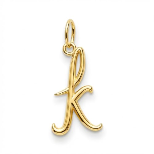 Charm America 10K Gold Letter Pendant