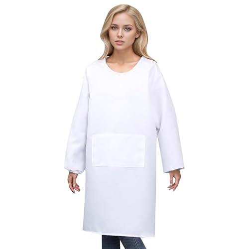 Generisch Vêtements de travail pour femmes - Manches longues - Tablier de cuisine respirant -...