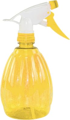St Helens Home and Garden Garden Hand Held Adjustable Spray Bottle with Trigger Handle for Gentle Watering, Misting and Feeding of House Plants and Flowers Yellow
