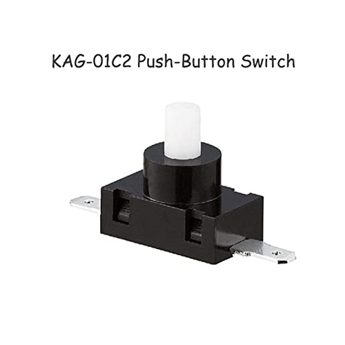 Interrupteur à bouton-poussoir KAG-01 autobloquant micro format - 3