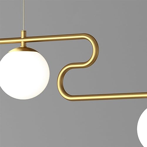 Lustre suspendu à intensité variable LED design moderne pour salle à manger - 2