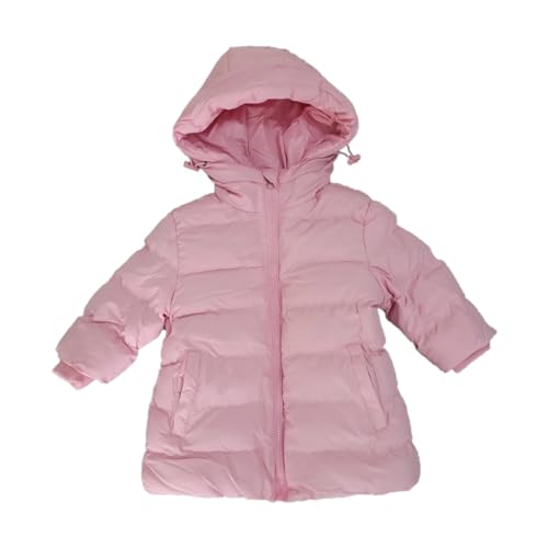 Doudoune longue Bébé Fille Capuche Hiver, un Cocon Douillet de Chaleur