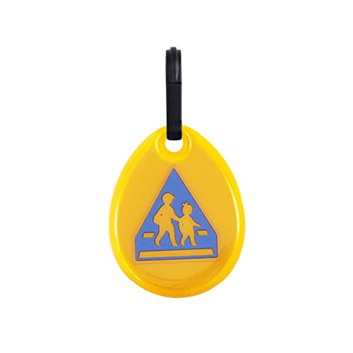 [ホークアイ] 交通安全柄 柄有 リフレクタージッパータブ 選べる柄 両面反射（交通安全）