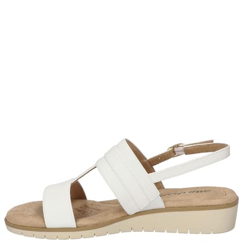 Sandales compensées Caddo serpent blanc confort 40.5 - 4