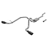 Flowmaster 717869 FlowFX Cat-Back Exhaust 2.5 Inch 409 Stainless Steel 4.5 Inch Black 304 Stainless Tips Compatible with 2014-2019 Classic Body Chevy Silverado GMC Sierra 1500 Crew Cab Double Cab 5.3L