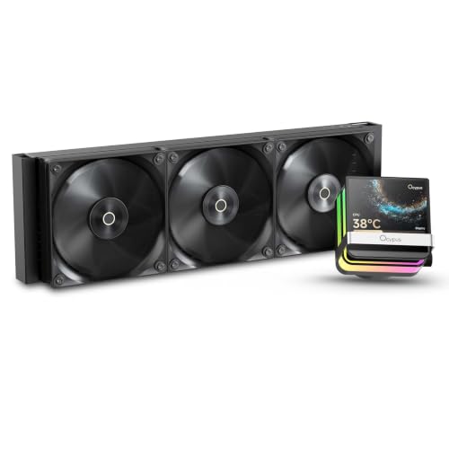 Ocypus Sigma PRO L36 BK 360MM AIO Liquid CPU Cooler with 3.5" LCD Display