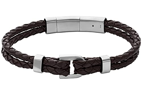 Fossil Armband Für Männer Heritage, Innenlänge:180~195mm Silber Edelstahlarmband, JF04203040