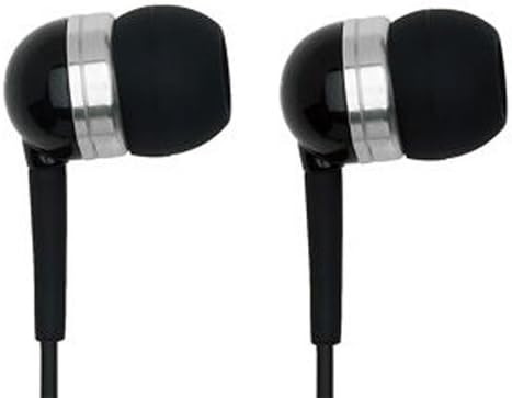 Champion CWP-STHS-BLK 3.5mm Mono Black Headset with 2.5mm Adapter - Carrier Packaging - Black