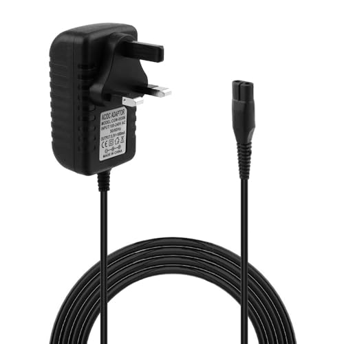 Azlanway 5.5V Charger Fit for Karcher Window Vac Cleaner WV2, WV 2 Plus, WV1, WV60, WV70, WV75, WV5, WV55 Power Cord, Replacement for Window Vac Cleaner Charging Plug Lead Cable