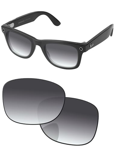 PapaViva ��Ό� ���������Y For Ray-Ban Stories Wayfarer L RW4004 53mm �D�F�̃O���f�[�V����