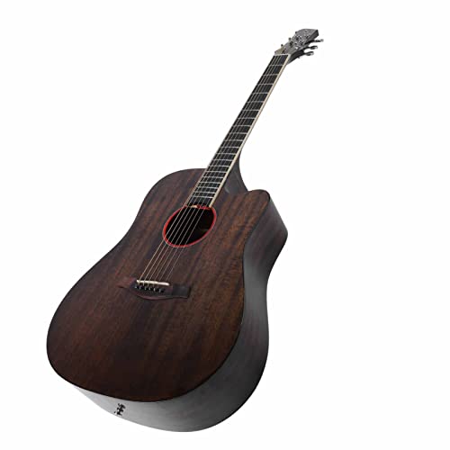 Guitare Folk de 41 Pouces, Guitare Acoustique aux Tons Brillants pour les Voyages des Mélomanes (Couleur rétro) - Les Beatles, Paul McCartney, John Lennon, RIngo Starr, George Harrison Guitare Folk de 41 Pouces, Guitare Acoustique aux Tons Brillants pour les Voyages des Mélomanes (Couleur rétro) – Image 6