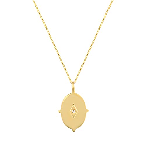 Collier ras de cou avec pendentif rond FLXHSA pour femme