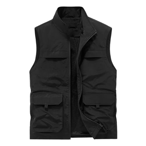 Men's Outdoor Fishing Vest Multi Pocket Camisole Thin Design Elderly Photography Fishing Vest