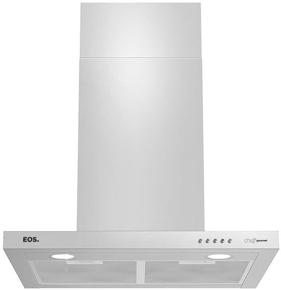 Coifa e Depurador de Parede Eos 60cm Cheff Gourmet Slim Tipo T Inox Eco61pti 220v
