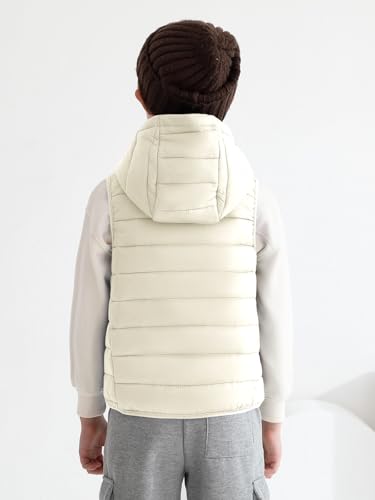 Image of Haloumoning Boys Puffer Vest Kids Sleeveless Zip Up Jackets