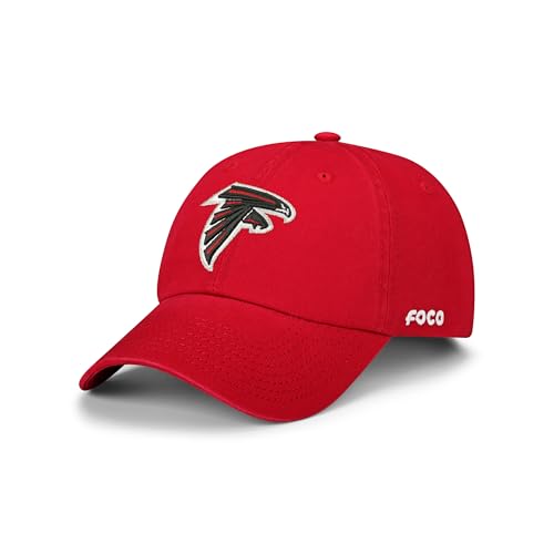FOCO Atlanta Falcons NFL Primary Logo Casual Cap - Dark Red