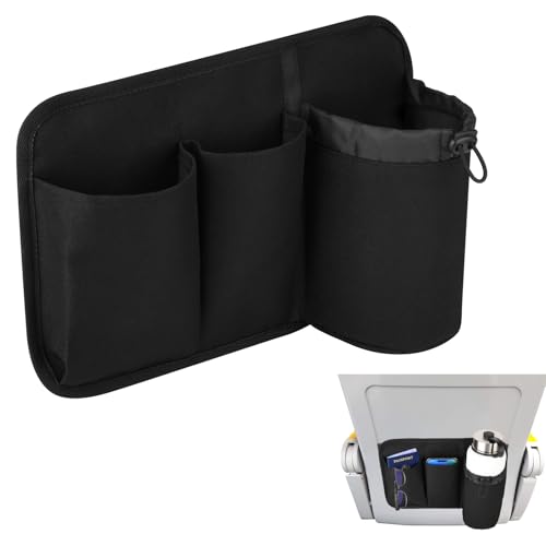 Cosmos Poche de rangement pour siège d'avion - Poche de rangement pour siège d'avion - Poche à suspendre pour bouteille d'eau, téléphone, passeport et...
