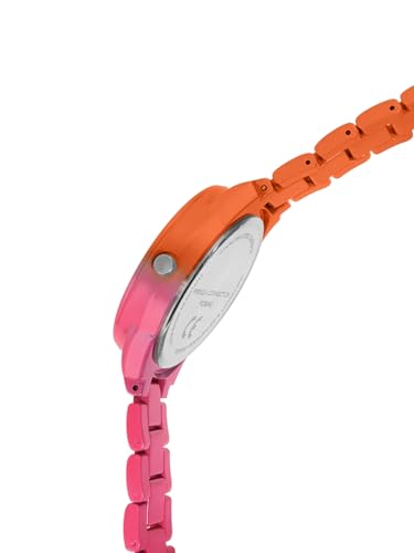 Image of French Connection Hue Pink Round Dial Womens Analogue Watch FCS04P