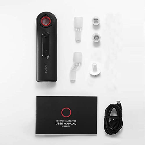 Black Leaf | Ispire The Wand - E-Torch Bong Vape Kit | USB-C | schnelle Erhitzung | inkl. Carb Cap | Bong und Vape… – Bild 4