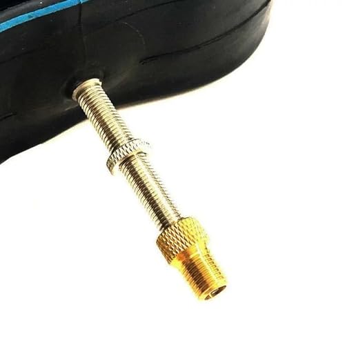 1 Par de Bicos Adaptadores de Válvula Câmara Ar Bike Presta Schrader