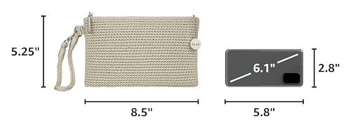 Image of The Sak Vita Small Crochet Wristlet Purse