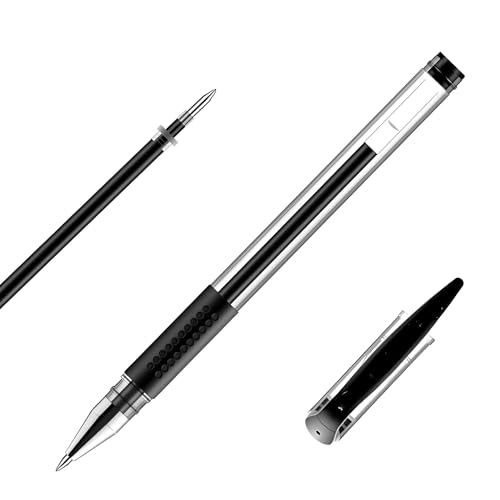 Bolígrafo de tinta gel negro punta fina 0.35 mm miniatura 5
