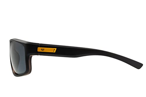Image of CAT 8019 Rectangular Polarized High Wrap Sunglasses for Men, 63 mm, UV400 Protection