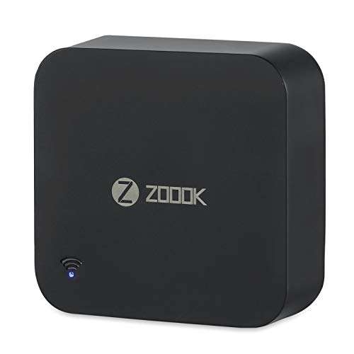 Image of Zoook Clicker WiFi Smart Home Universal Remote with Amazon Alexa | Remote for Air Conditioner | TV | DTH |Home Theatre (Black)