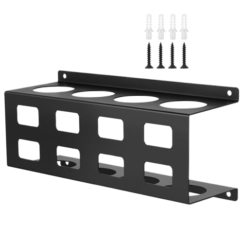 Almacenamiento de varillas de soldadura: soporte para estantes tubulares con 4 ranuras, organizador de varilla de soldadura duradero, soporte de herramientas robusto, accesorios de garaje de taller