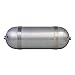 ZHSYMX Air 3 Gallon (12 Liter) 5 Ports Seamless Aluminum Air Tank for Air Ride Suspension Car Train Truck Horn Silver
