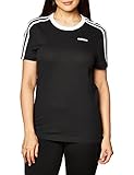 Tejido suave adidas 3s ESS Boyf T Camiseta de Manga Corta, Mujer, Black, 2XS