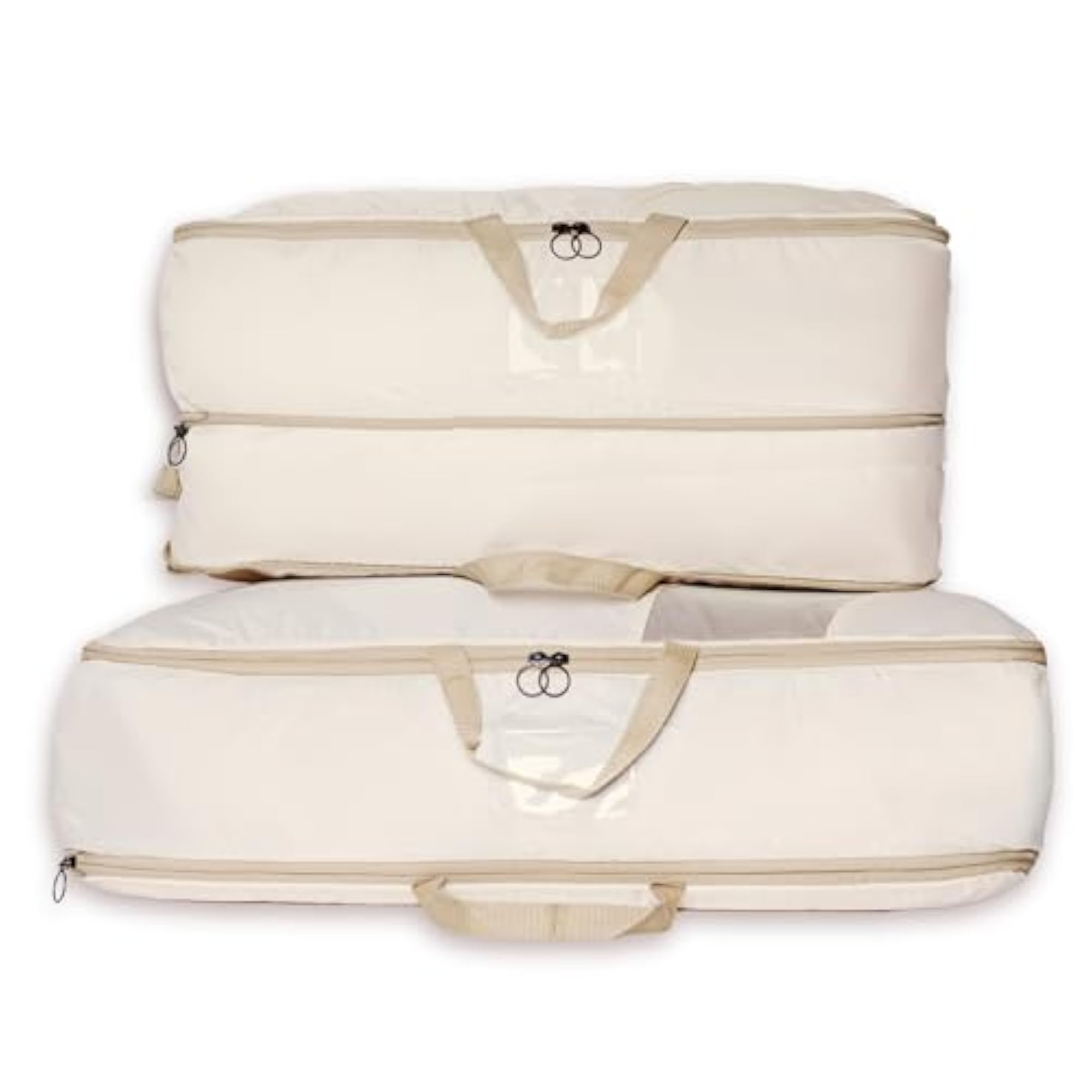 2-pack XXL Comforter Storage Bag, Space Saving Compression Bag