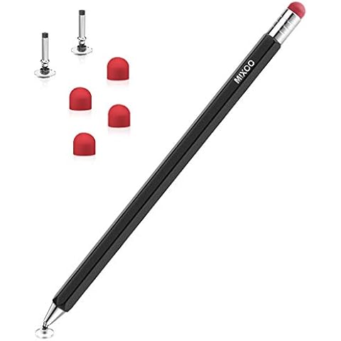 Mixoo 2-in-1 Rotatable Stylus for Touch Screens Cover