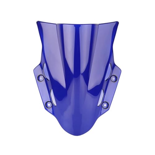 Moto Windschild Für Suzuki GSX250R GSX 250R GSX 250 2017-2021 Motorrad Double Bubble Windschutzscheibe Deflektor Schutz Wind Bildschirm Deflektor(Blue)