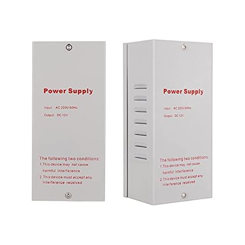 Ares Vision 12v 5 AMP Power supply transformer for Access control devices such as Magnetic locks, Electric strikes, Motorized drop bolts Cover