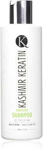 Kashmir Keratin Enriched Shampoo Sulfate Paraben Free For All Types Of Hair NEW PRESENTATION