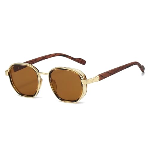 Lunettes de soleil rondes pour stopper l'éblouissement avec verres UV400 dégradés
