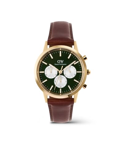 Image of Daniel Wellington Green Round Dial Analogue Men's Watch - DW00100876K
