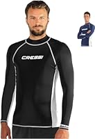 Cressi Men Rash Guard Man Long Sleeve Rash Guard - Black, XL/5 (54)