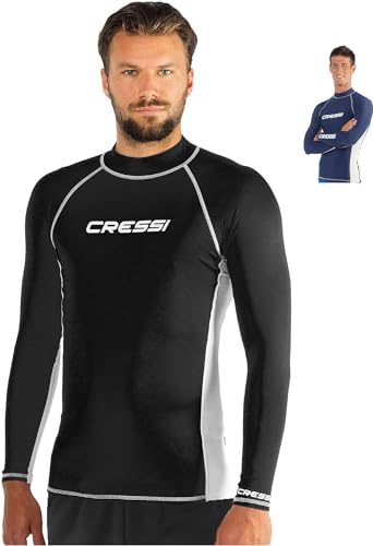 Cressi Xlw477154, Sottomuta Uomo, Nero/Bianco, L/4 (52)
