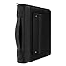 FranklinCovey - Friday Ring-Bound Binder for FranklinCovey Planners | Nylon - Zipper Binder with Handles (Monarch, Black)
