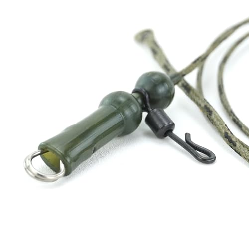 6pcs Karpfenangeln FüHrer Kernlinie Karpfen Clip FüHrt Linie Haar Rig Gebunden Drehverbinder ZubehöR (FBA-LC210)