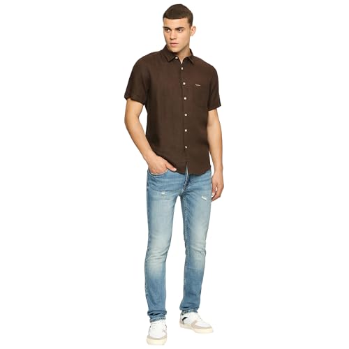 Image of Pepe Jeans Men's Cotton Regular Fit Shirt