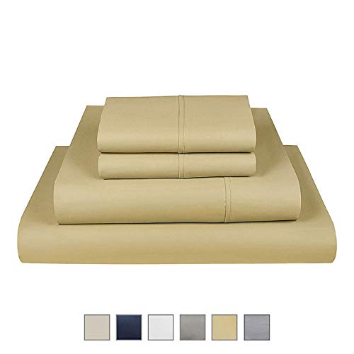 Buy California King Cotton Sheet Set 500 TC Top/Bottom Labeled