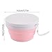 2PCS 950ml Silicone Folding Bowl Portable Tableware Bowl Space Storage Salad Food for Home Kitchen