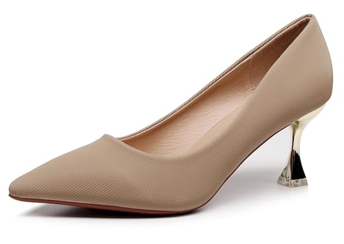 Image of VenusCelia Women's Golden Sun Pump Stiletto Heel Shoe | Dress Shoes