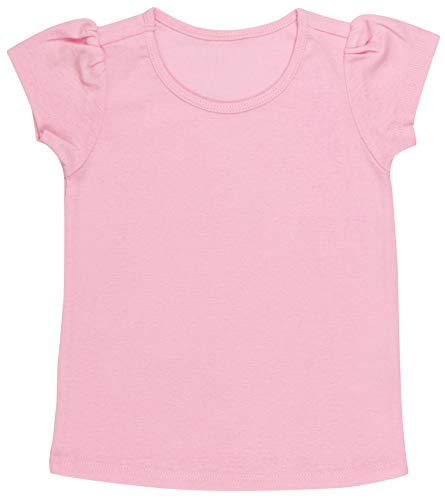 Image of ToBeInStyle Infant Girls' Scoop Neck Puff Sleeve T-Shirt