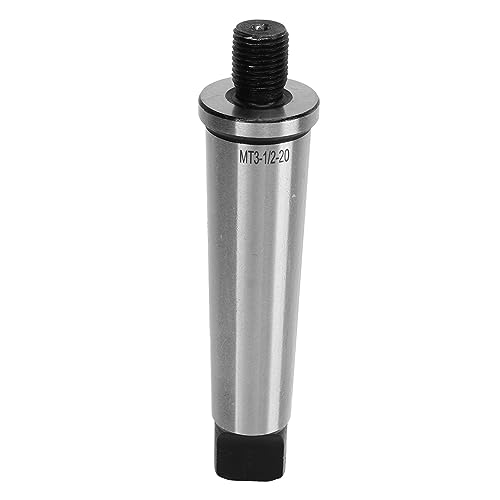 All Industrial 3MT Shank to 1/2in‑20 Threaded Drill Chuck Arbor Hardened Morse Taper MT3 Adapter,Used for tapping machine, Drilling, Milling, Boring Machine, Pneumatic tools, etc.