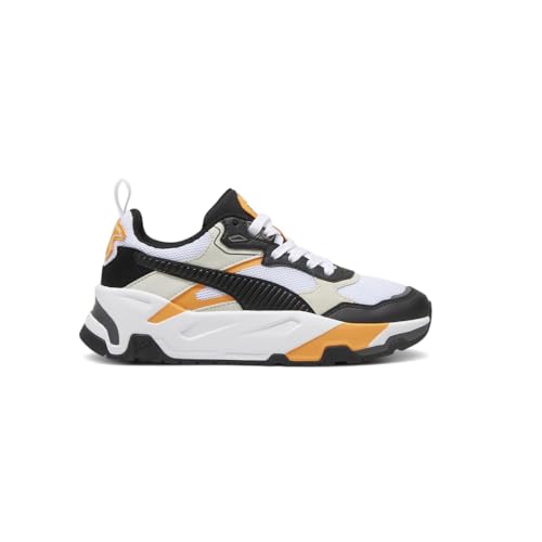 PUMA Kids Boys Trinity Lace Up Sneakers Shoes Casual - Black, White